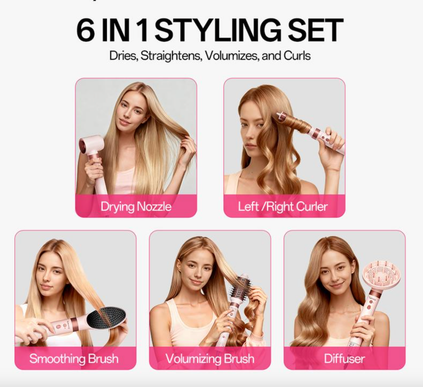 Prowaver 6 in 1 Hot Air Styler Wrap